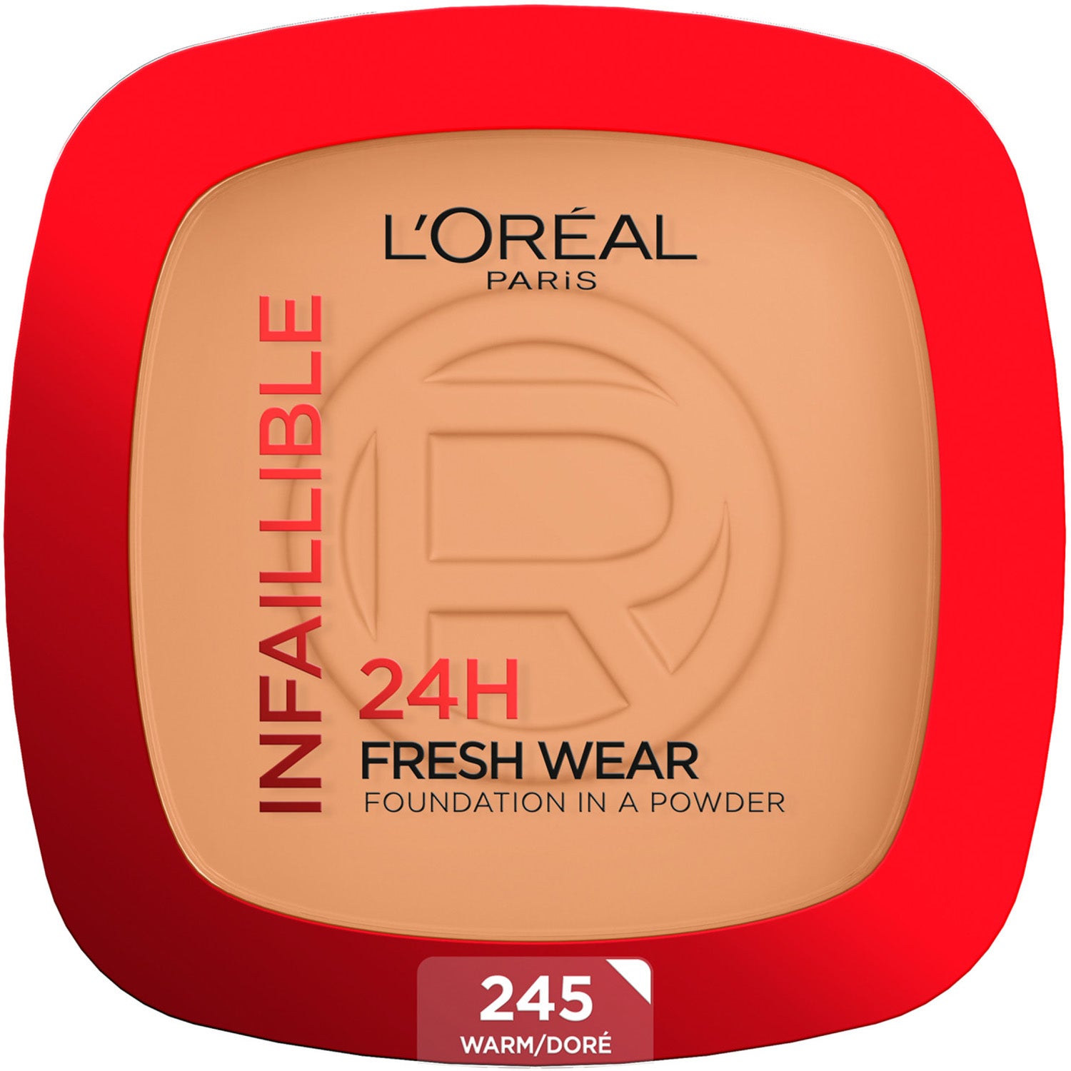 L'Oreal Paris Cosmetics Infaillible 24h Fresh Wear Powder Foundation 9 gr. - 245 Golden Honey