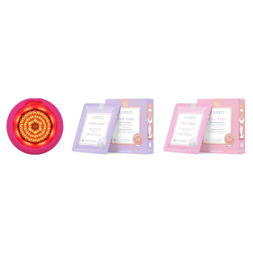 LED Mask Ritual Starter Set Device & 12 Masks (Youth Junkie & Glow Addict)