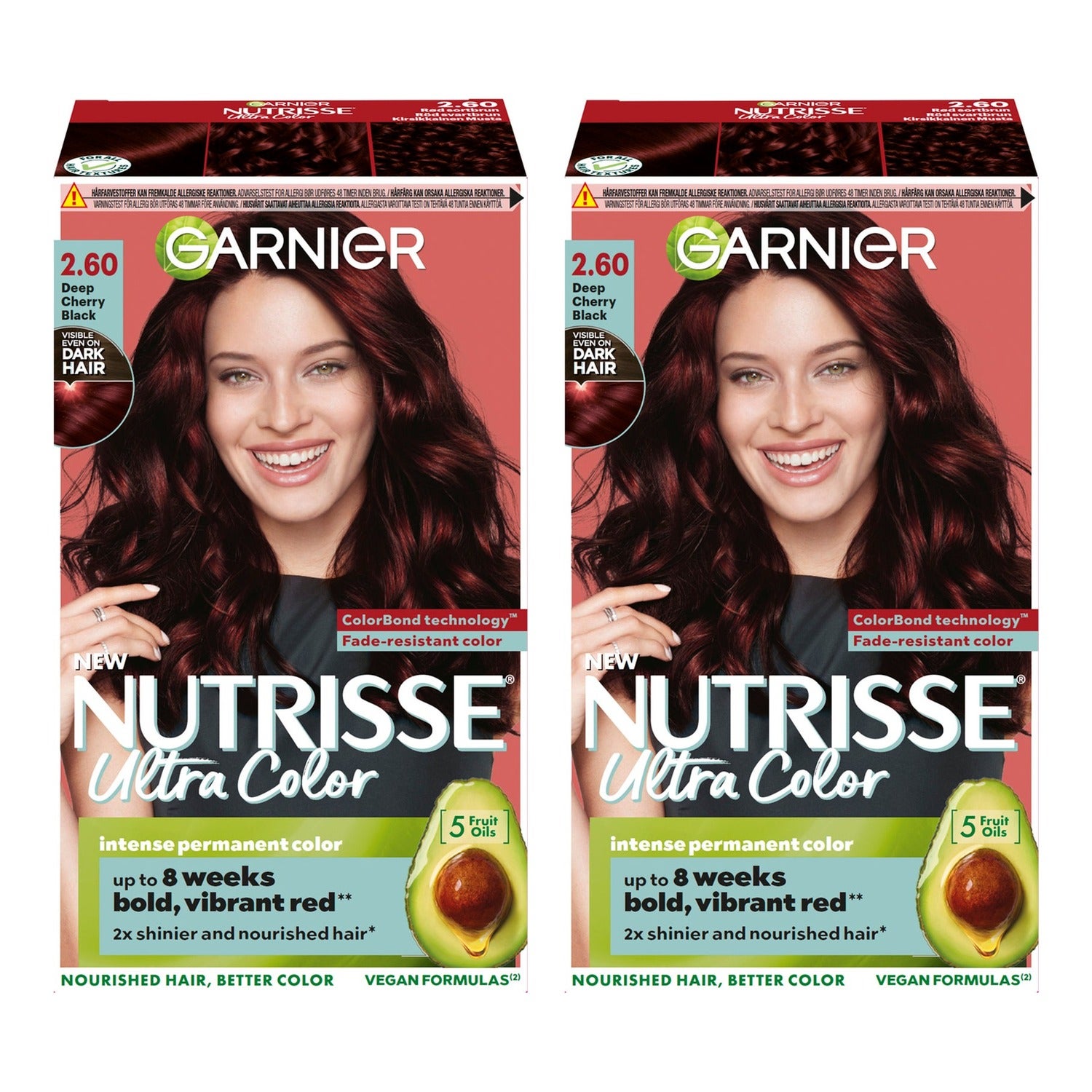 Garnier Duo Nutrisse Ultra Color Deep Cherry Black billede