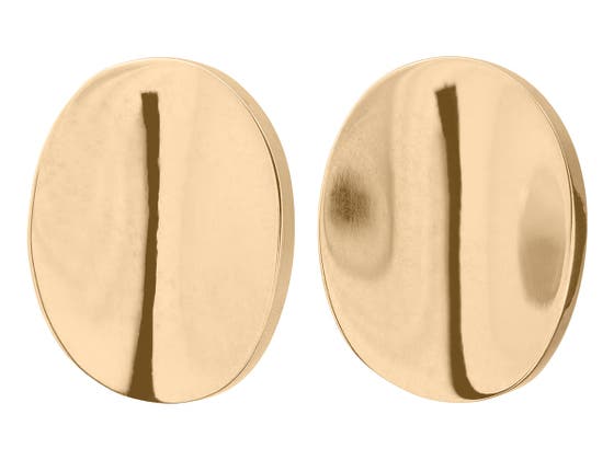 Pebble Mini Studs Gold Ear