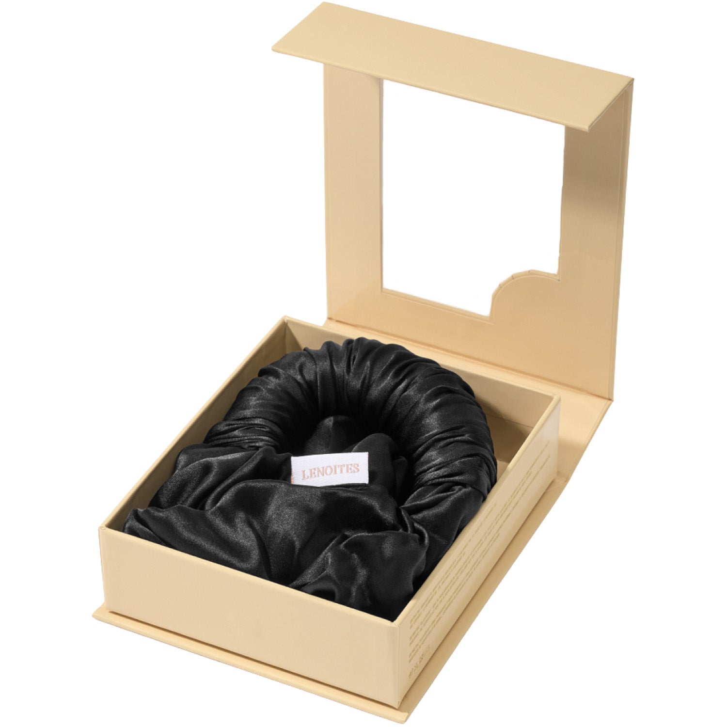 Lenoites Blowout Tie in Mulberry Silk Small Black Large - 1 pcs