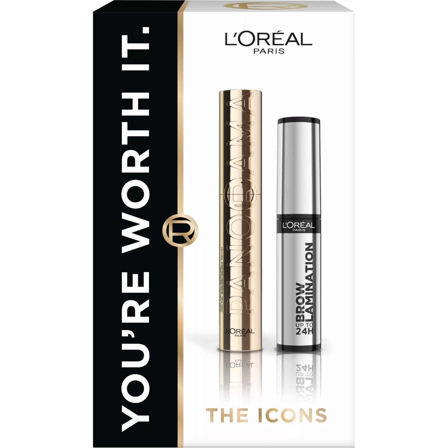 L'Oréal Paris Volume Million Lashes Panorama Mascara Black & Infaillible Brow Lamination Gift Box 1 pcs