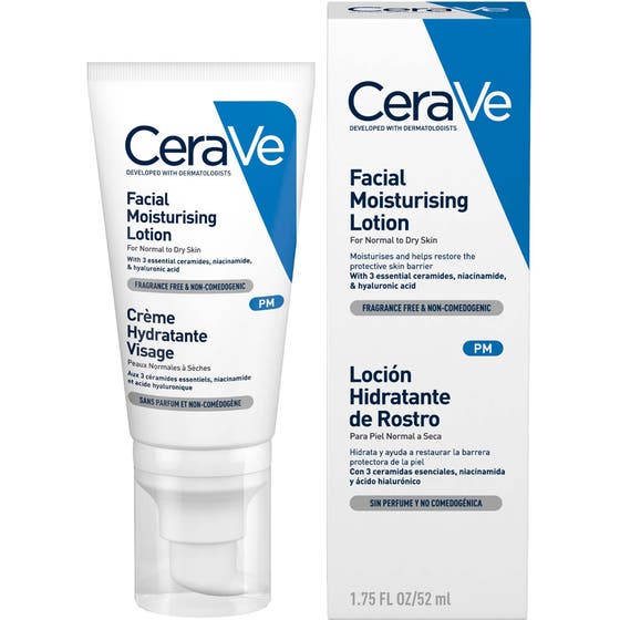 Facial moisturising lotion