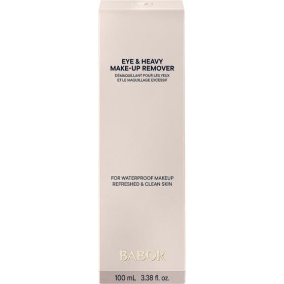 Babor Eye & Heavy Make Up Remover 100 ml sminkefjerner for vannfast sminke i lys beige pappeske