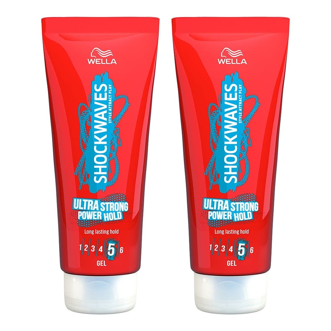 Wella Styling Wellashockwaves Ultra Strong Hold Gel Duo | NordicFeel