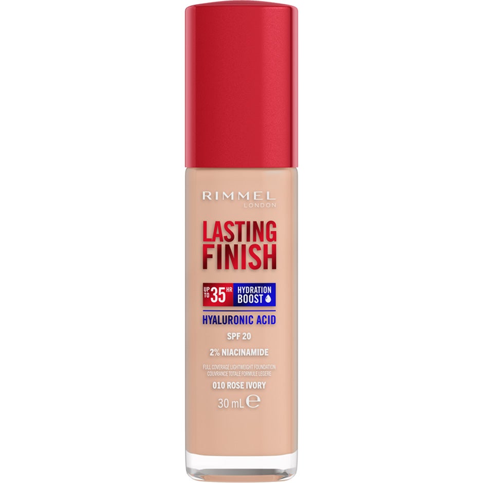 Rimmel London Clean Lasting Finish Foundation 010 Rose Ivory - 30 ml billede