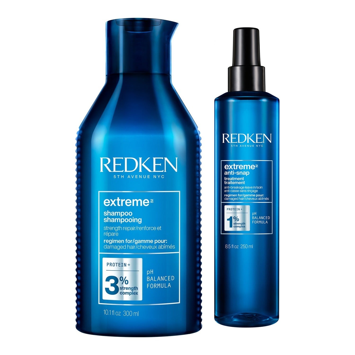 Redken Extreme Set Shampoo 300 ml + Anti-Snap Treatment 250 ml - 550 ml
