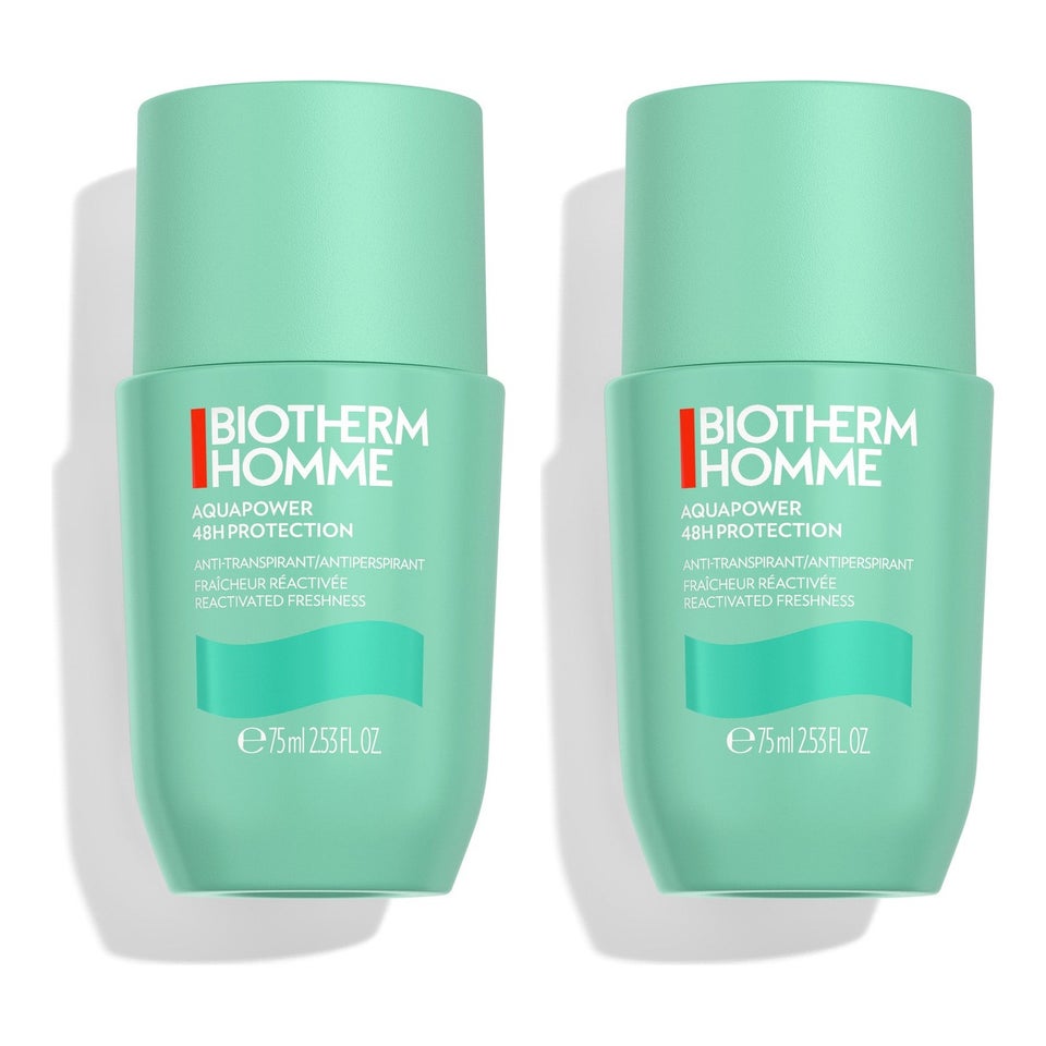 Homme Aquapower Duo Roll-On Deodorant