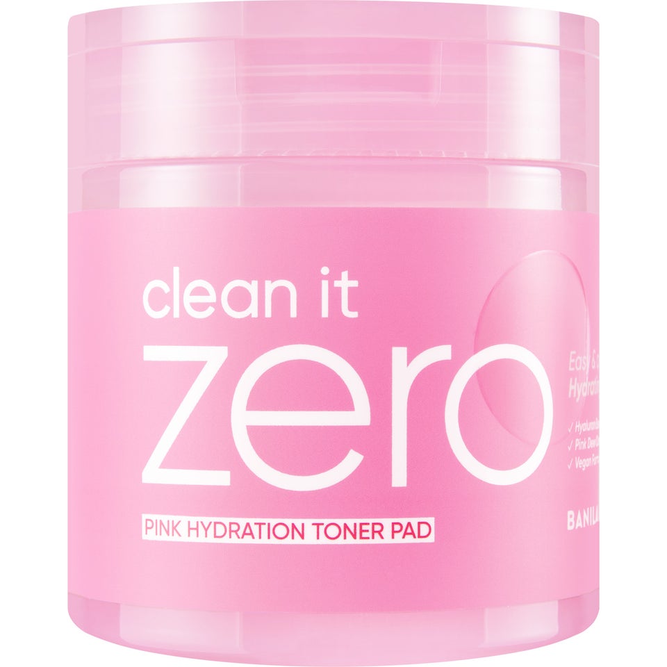 Clean It Zero Pink Hydration Toner Pad 70 pcs
