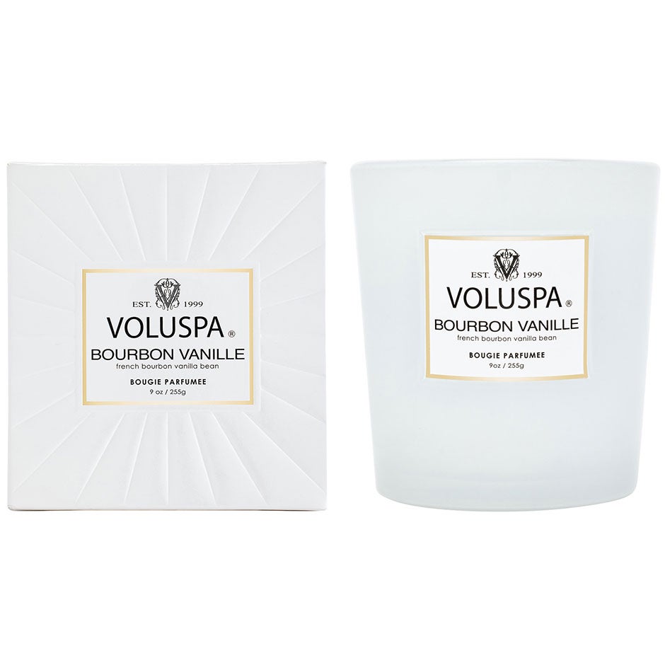 Produktfoto för Voluspa Boxed Candle Bourbon Vanille 60h - 255 g