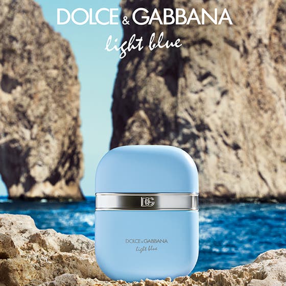 Light Blue Alcohol-Free Perfume Gel