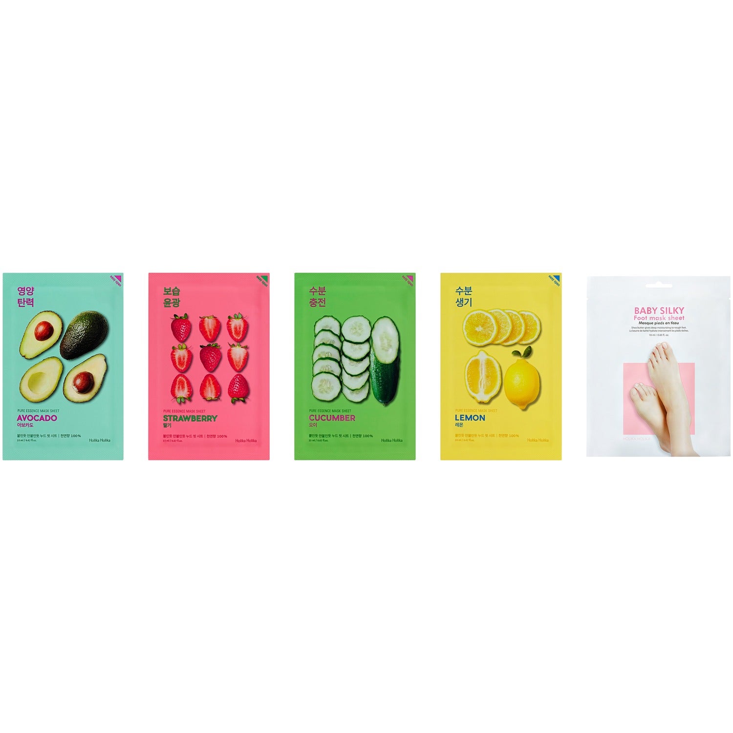 Holika Holika K-Beauty Sheet Masks For Face & Feet billede
