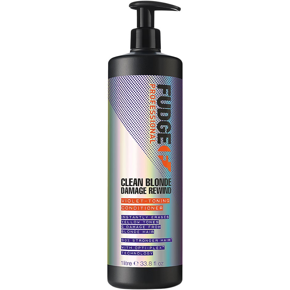 Fudge professional clean blonde damage rewind violet-toning conditioner 1L