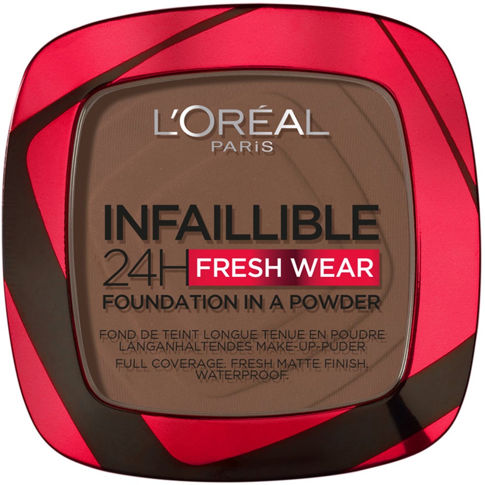 Infaillible 24H Fresh Wear Foundation in a Powder 390 Ebony 9 g