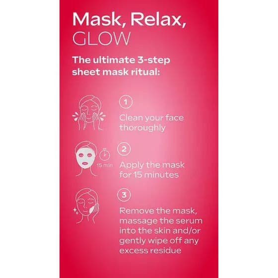 Exo Boost Glow Sheet Mask Pomegranate