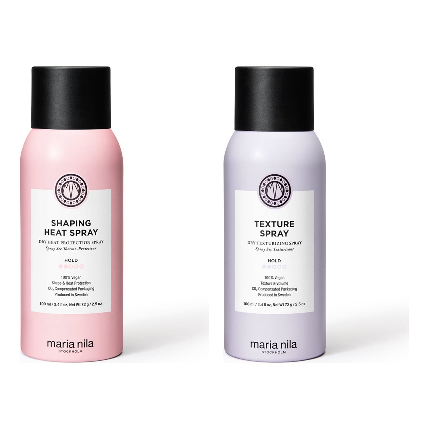 Maria Nila Shaping Heat Spray & Texture Spray 2x100ml Spray styling dam