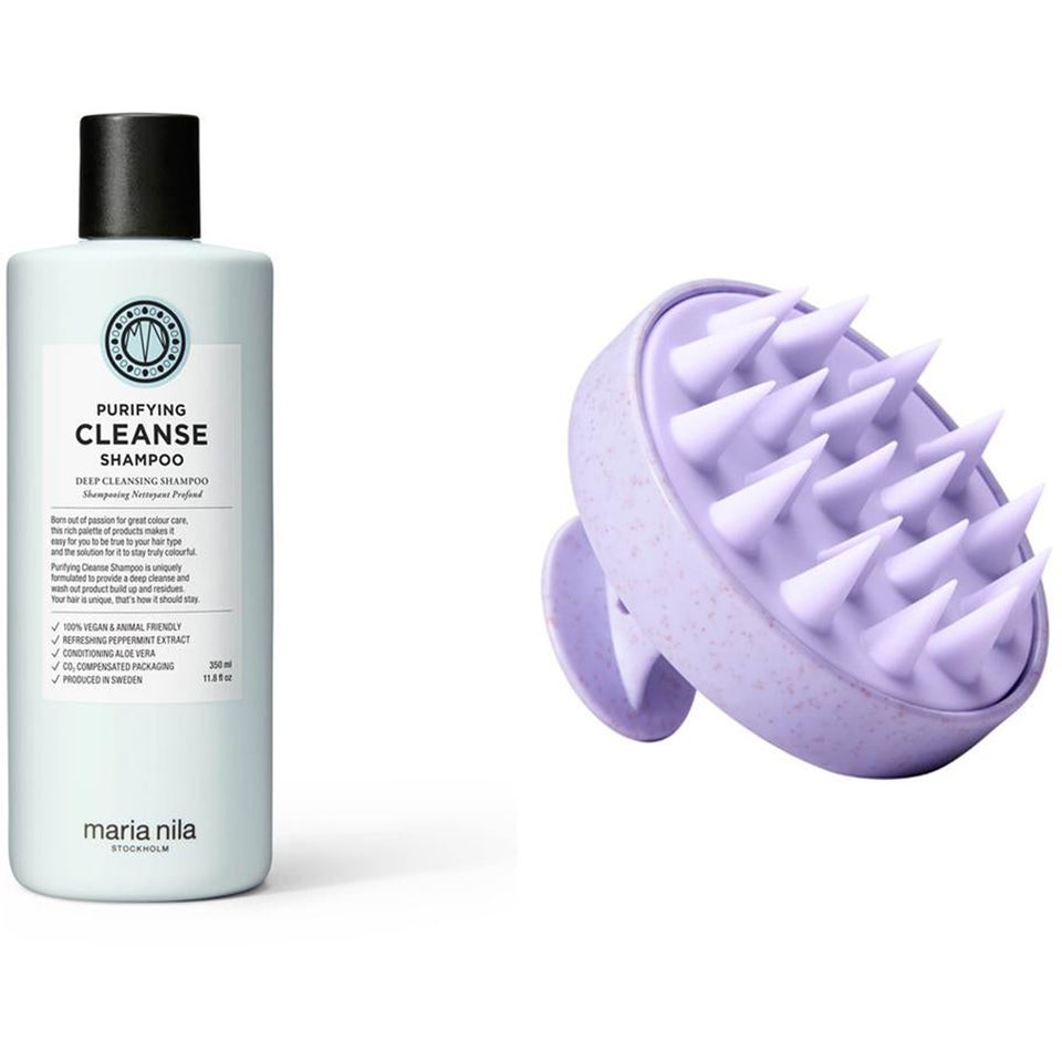 Clean Scalp Set Shampoo 350 ml & Scalp Brush