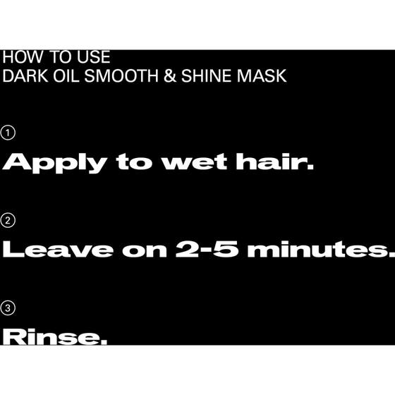 DarkOil Smooth and Shine Mask