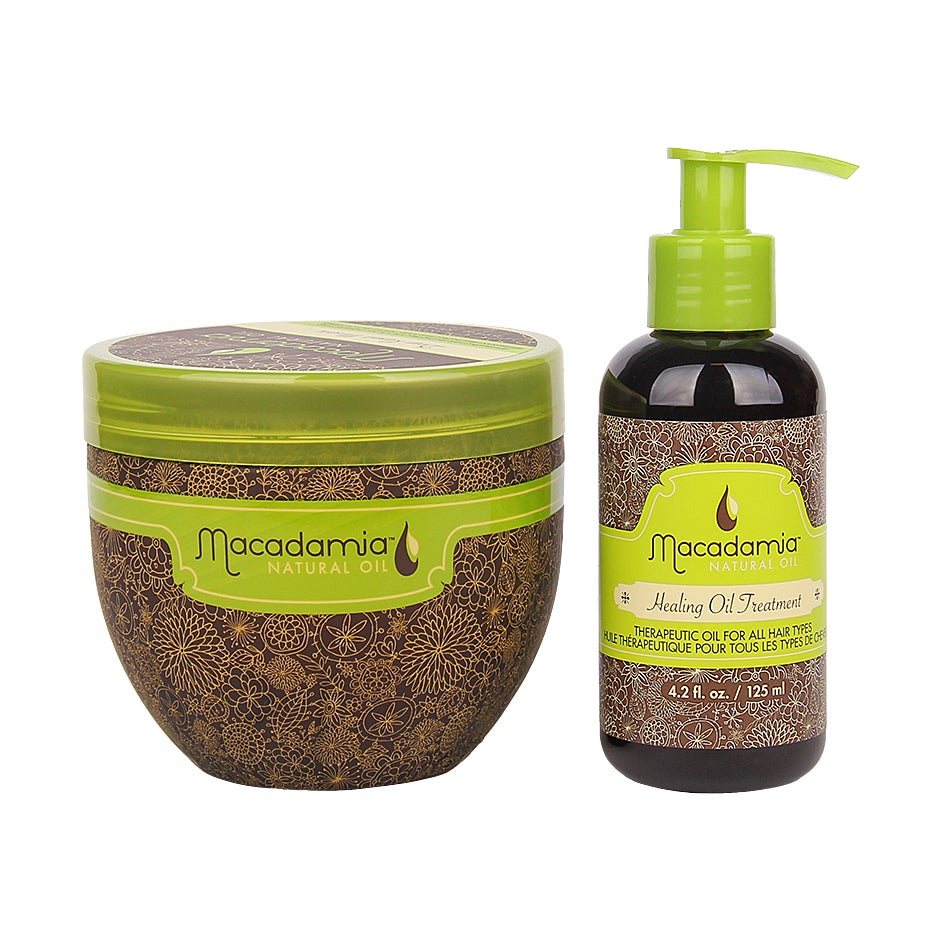 Macadamia Set Deep Repair Masque 470ml, Healing Oil Treatment 125ml 595 ml