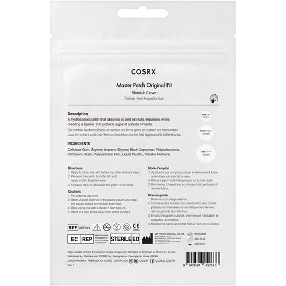 Master Patch Original Fit & Clear Fit