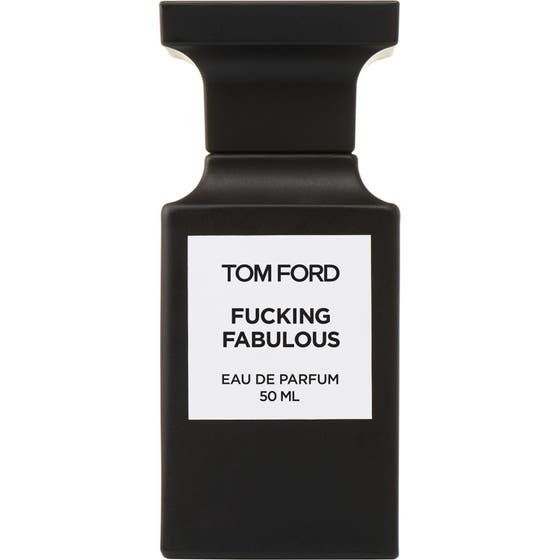 Tom Ford Fucking Fabulous 50 ml eau de parfum som ger en lyxig känsla i en matt svart glasflaska med vit etikett