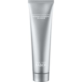 Doctor Babor Refining Cleansing Oil Balm 100 ml rensende ansigtsbalm med astaxanthin i en metallisk sølvfarvet tube