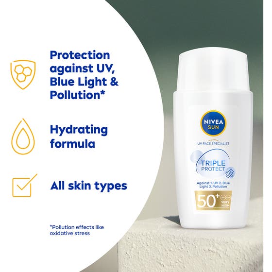 UV Face Triple Protect Fluid SPF50+