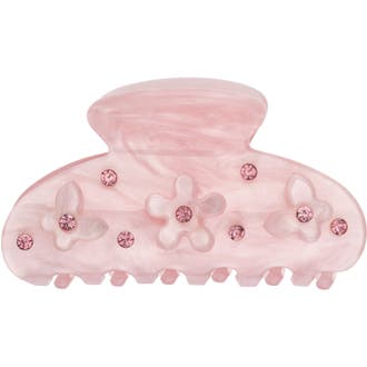 Flower & Butterfly Hair Claw Small