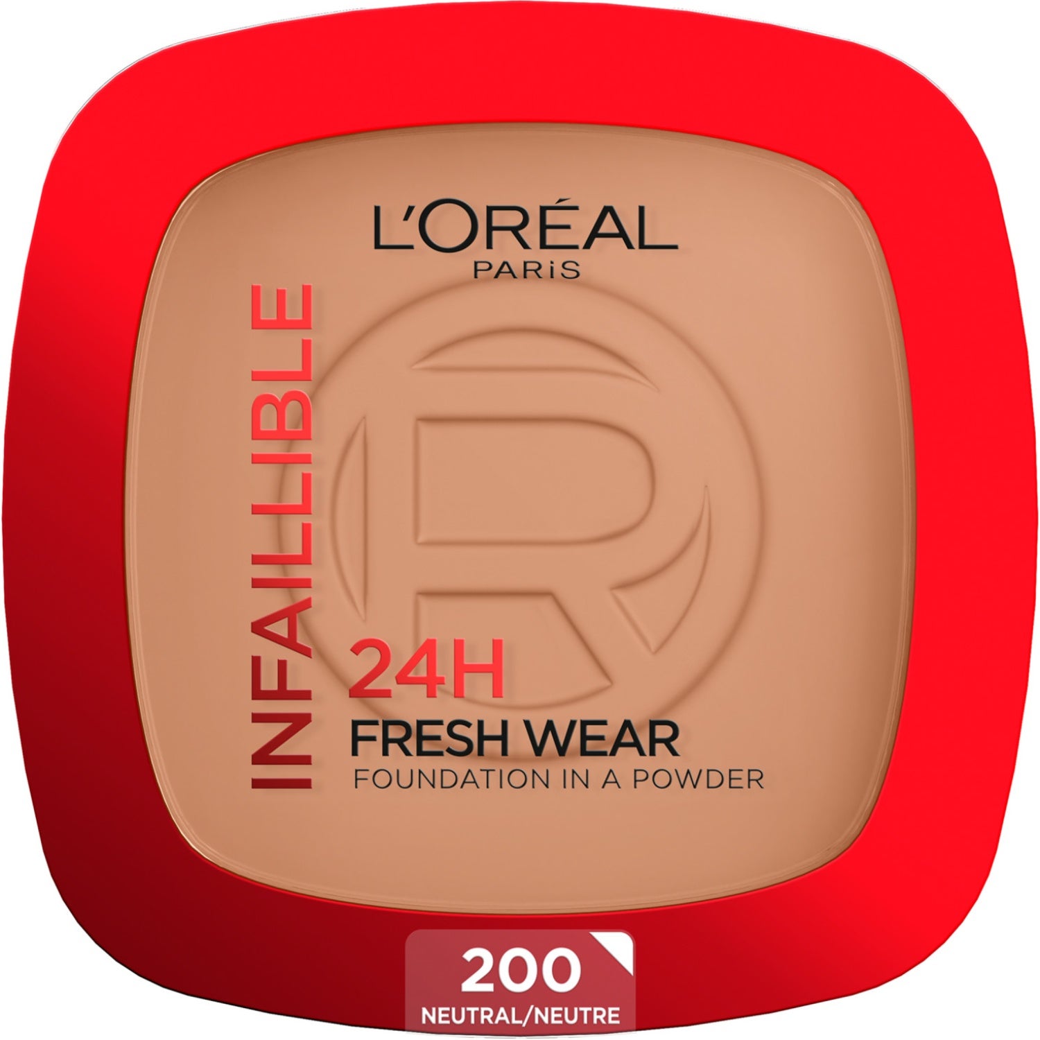 L'Oréal Paris Infaillible 24H Fresh Wear Foundation in a Powder 200 Neutral Undertone - 9 g billede