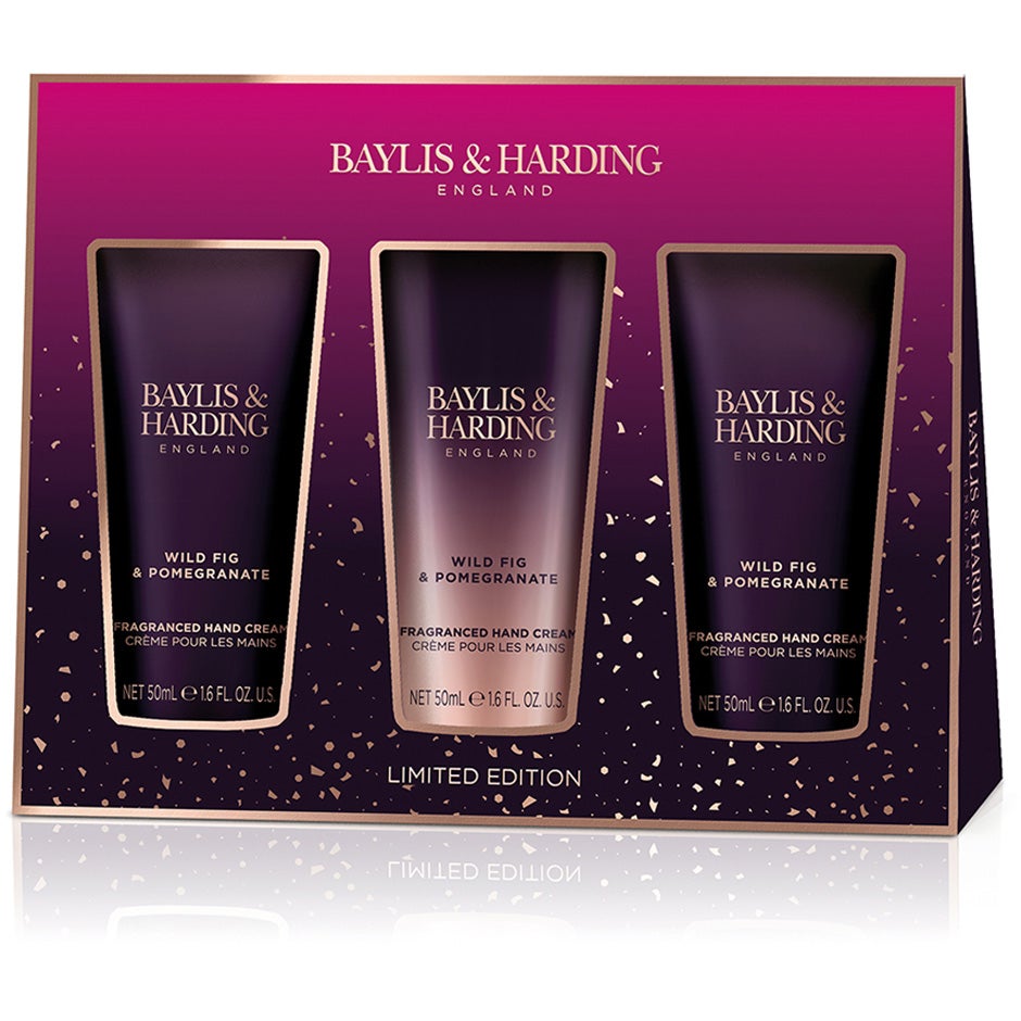 Baylis & Harding Wild Fig & Pomegranate 3 Hand Cream Set 150 ml