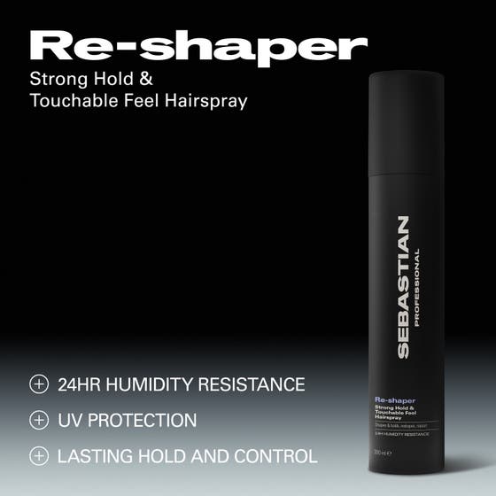 Reshaper Strong Hold & Touchable Feel Hairspray
