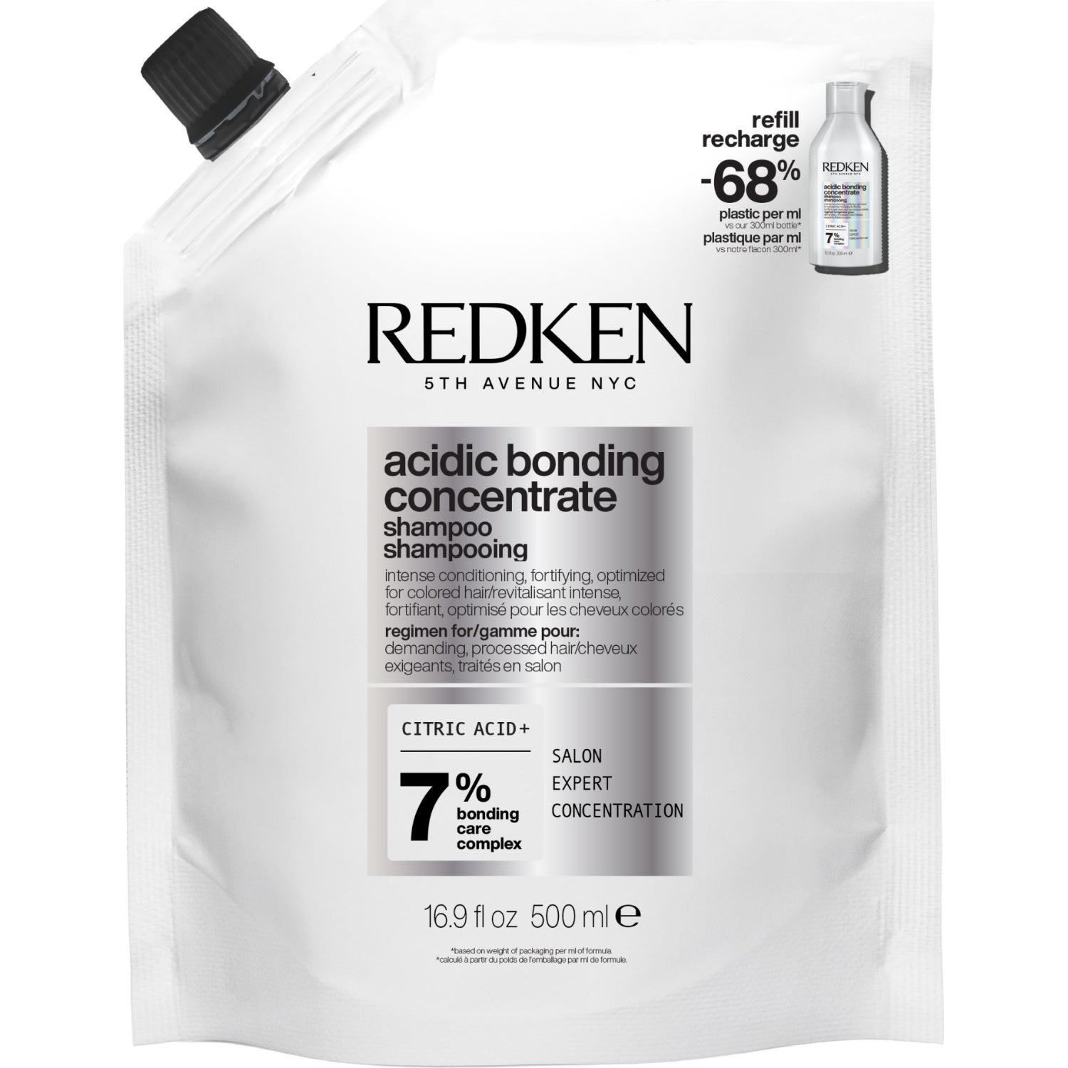 Redken Acidic Bonding Concentrate Shampoo - 500 ml Refill billede