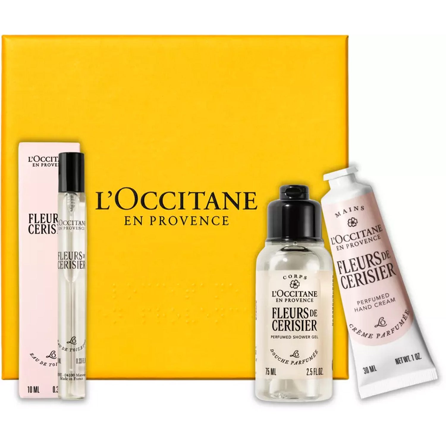 L'Occitane en Provence Fleurs De Cerisier Routine 3 pcs billede