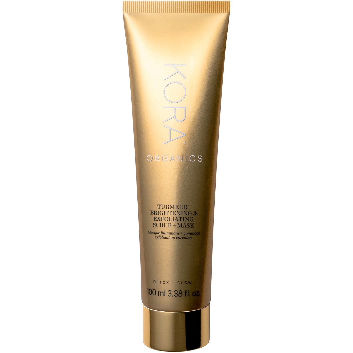 KORA Organics Turmeric Brightening & Exfoliating Scrub & Mask 2-In-1 - 100 ml billede