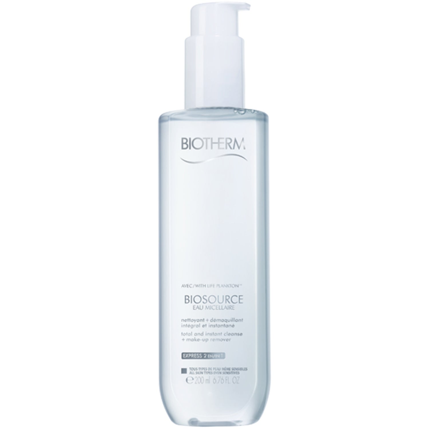 Köp Biotherm Biosource Eau Micellaire 2-in-1 Cleanser + Makeup Remover,  200ml Biotherm Sminkborttagning fraktfritt