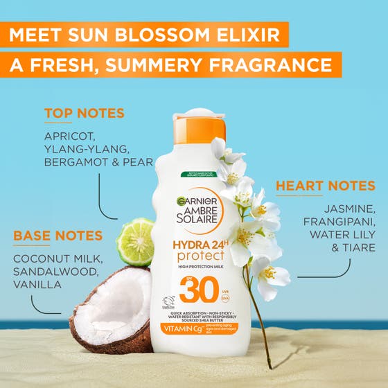 Ambre Solaire Hydra 24H Protect Sun Protecting Milk SPF30