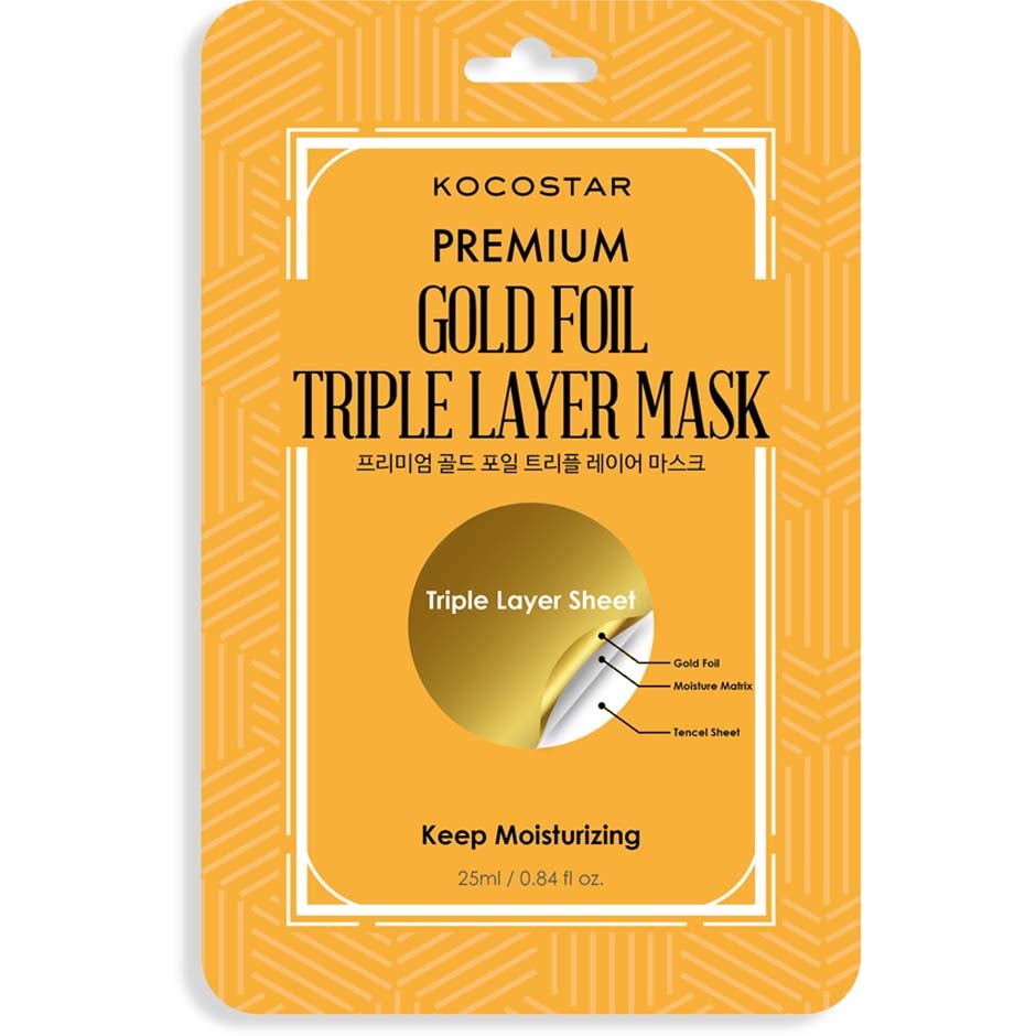 Premium Gold Foil Triple Layer Mask 34 g