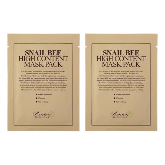 Snail Bee High Content Mask Pack Duo