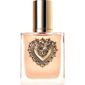 Dolce & Gabbana Devotion Eau de Parfum 50ml parfym som ger en lyxig känsla i glasflaska med ett guldfärgat hjärta