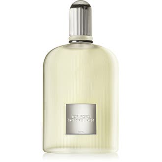 Tom Ford Grey Vetiver Eau de Parfum 100 ml parfyme i riflet glassflaske med sølvfarget kork og etikett