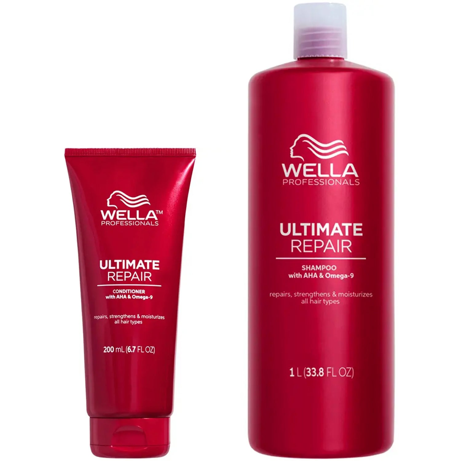 Wella Professionals Ultimate Repair Shampoo & Conditioner Set Shampoo 1000 ml & Conditioner 200 ml - 1200 ml
