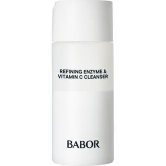 Babor Refining Enzyme & Vitamin C Cleanser 75 g eksfolierende ansigtsrens i hvid flaske med vitamin C