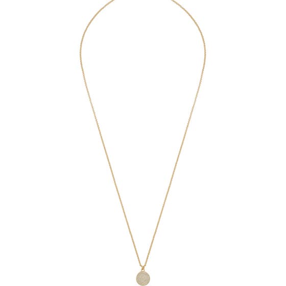Davina pendant neck 45 plain gold