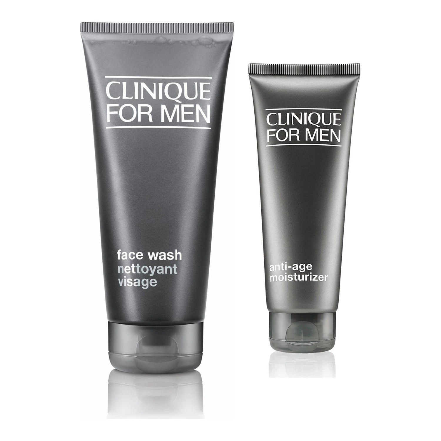 Clinique Men's Essential Skincare Duo Face Wash 200 ml & Moisturizer 100 ml - 300 ml billede
