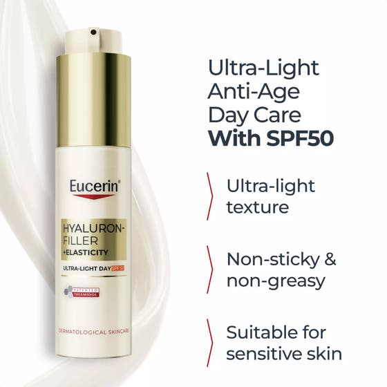 Day Cream Hyaluron-Filler+Elasticity Ultra-Light SPF50+
