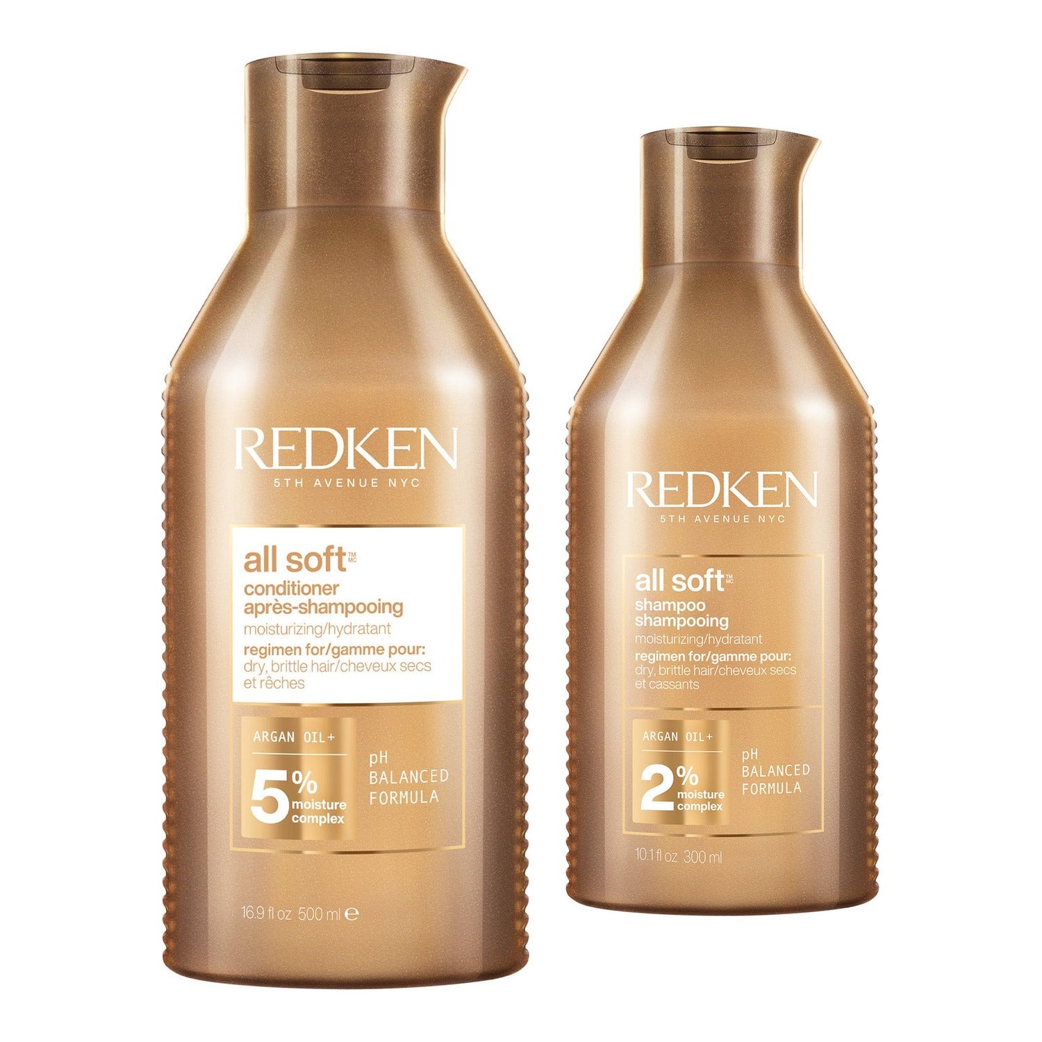 Redken All Soft Set Shampoo 300 ml + Conditioner 500 ml - 800 ml