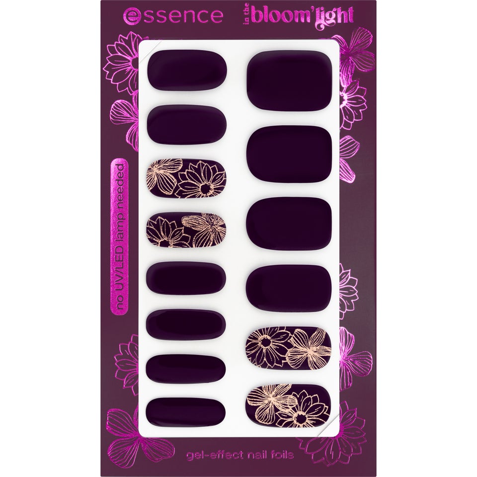 In The Bloom'light Gel-Effect Nail Foils 14 pcs