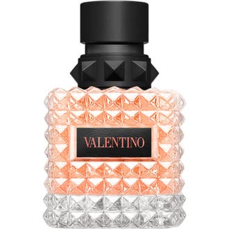 Valentino Born in Roma Donna Coral Fantasy 50 ml parfym i glasflaska med nitar och korallfärgad vätska