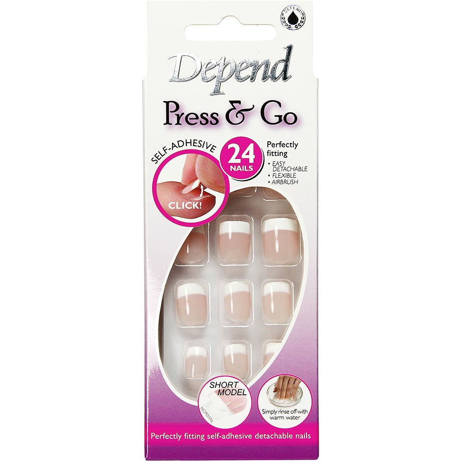 Depend Press & Go Short Square Soft