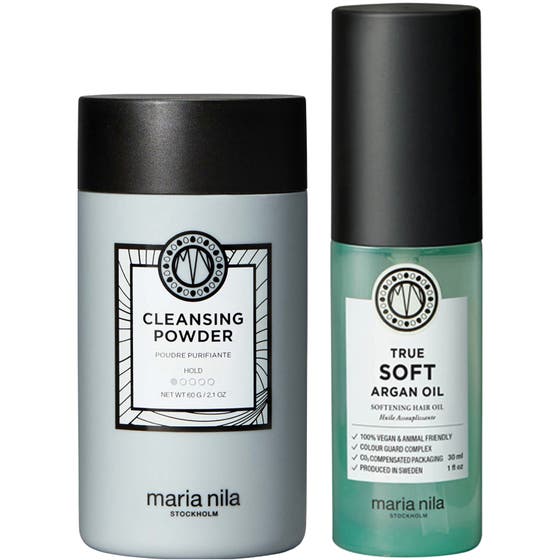 Cleasing Powder & True Soft Argan Oil